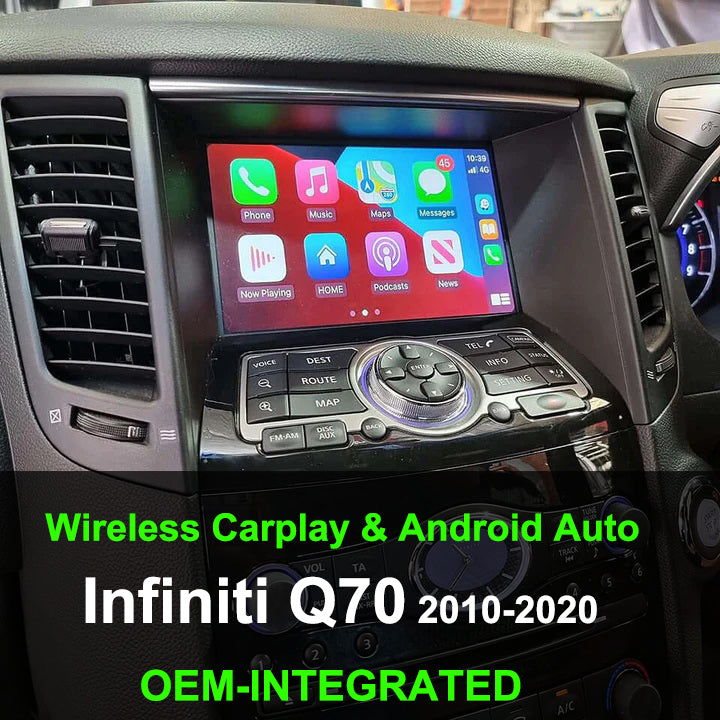 Module Apple Carplay et Android Auto pour Infiniti Q70 2010-2020 