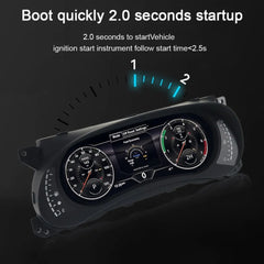 12.3" LCD Digital Dashboard Cluster For Jeep Wrangler 2010-2018 Car Panel Speedometer Virtual Cockpit