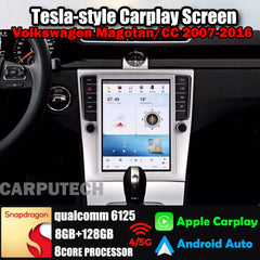 10.4" For Volkswagen Magotan/CC 2007-2016 Car Radio Headunit Stereo Carplay Upgrade Tesla Style Screen Android Auto GPS Navigation Multimedia Player