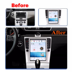 10.4" For Volkswagen Magotan/CC 2007-2016 Car Radio Headunit Stereo Carplay Upgrade Tesla Style Screen Android Auto GPS Navigation Multimedia Player