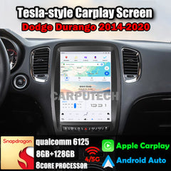 13.8" Qualcomm For Dodge Durango 2014-2020 Car Radio Stereo Carplay Upgrade Tesla Style Screen Android Auto GPS Navigation Multimedia Player