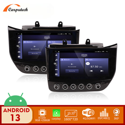 Carputech 10.33 Inch Android 13 Car Multimedia Player For Maserati GranTurismo GT GC 2007 - 2017 8G+128G GPS Stereo Car Radio