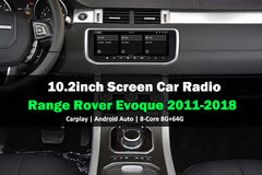 Land Rover Evoque 2012-2016 8 Go RAM 64 Go ROM Écran IPS 10,25 pouces Lecteur multimédia de voiture Android Autoradio stéréo 