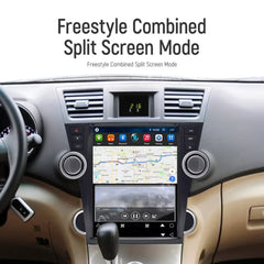 12.1" Qualcomm For Toyota Highlander 2008-2014 Car Radio Stereo Carplay Upgrade Tesla Style Screen Android Auto GPS Navigation Multimedia Player