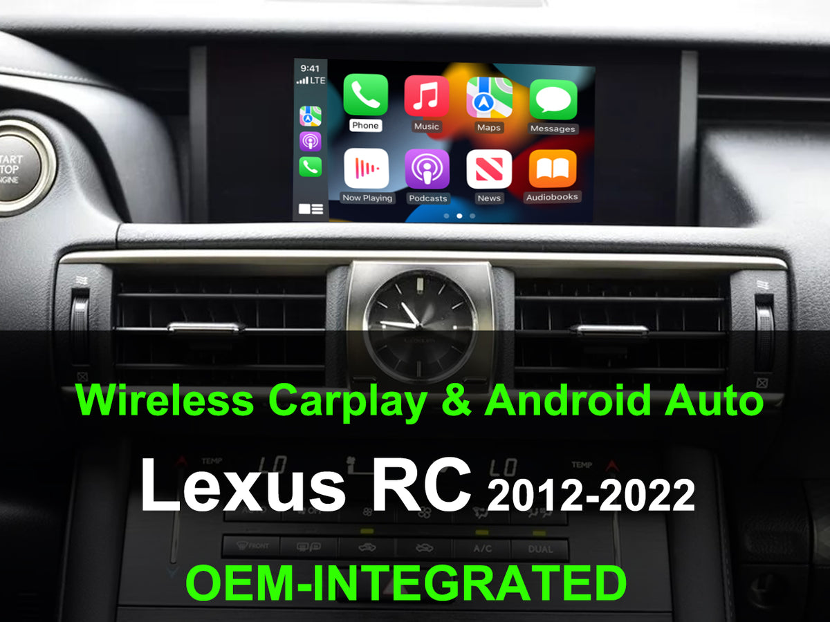 OEM Apple CarPlay & Android Auto Upgrade Module for Lexus RC 2013-2022