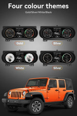 12.3" LCD Digital Dashboard Cluster For JEEP Wrangler 2018-2023 Car Panel Speedometer Virtual Cockpit