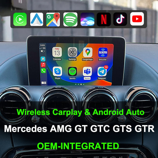 Mercedes Benz AMG GT GTC GTS GTR 2016-2019 | Module Apple Carplay et Android Auto 