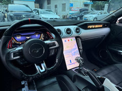 Autoradio 14,4" Qualcomm pour Ford Mustang 2015-2023, stéréo, Carplay, mise à niveau, écran de style Tesla, Android Auto, navigation GPS, lecteur multimédia