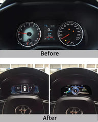 For Toyota RAV4 2019-2020 12.3" LCD Digital Dashboard Cluster Car Panel Speedometer Virtual Cockpit