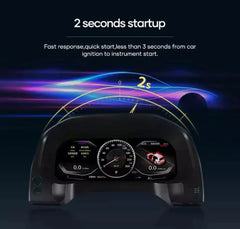 For Toyota Prado 2010-2022 12.3" LCD Digital Dashboard Cluster Car Panel Speedometer Virtual Cockpit