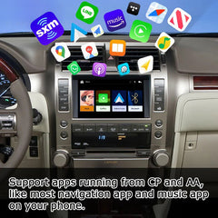 Wireless Carplay&Android Auto Interface Box for Lexus GX460 2014-2021 with Phone Mirror Link Carplay Upgrade Module