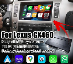 Wireless Carplay&Android Auto Interface Box for Lexus GX460 2014-2021 with Phone Mirror Link Carplay Upgrade Module